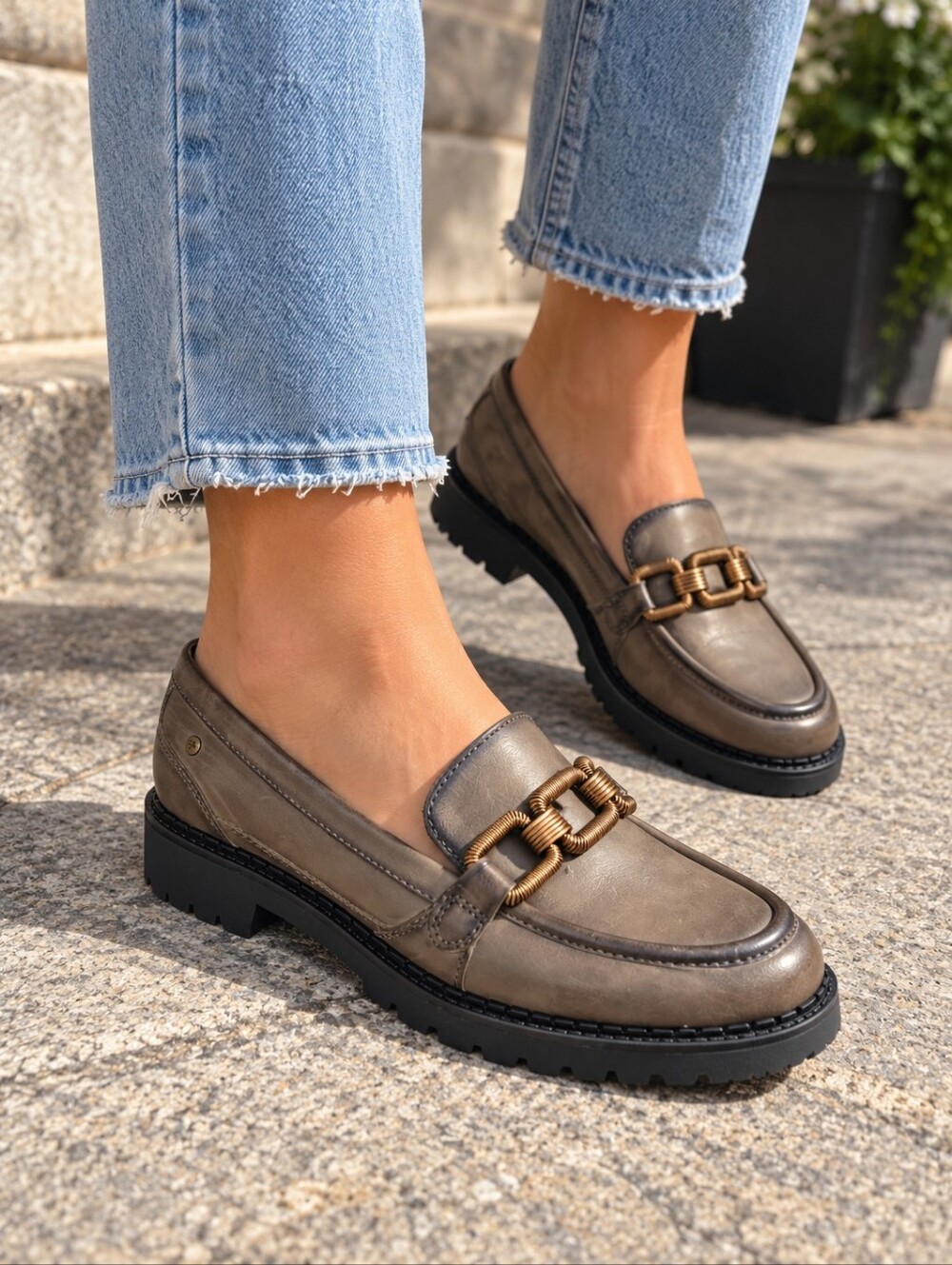Pikolinos Aviles Platform Loafers Size 39/8.5